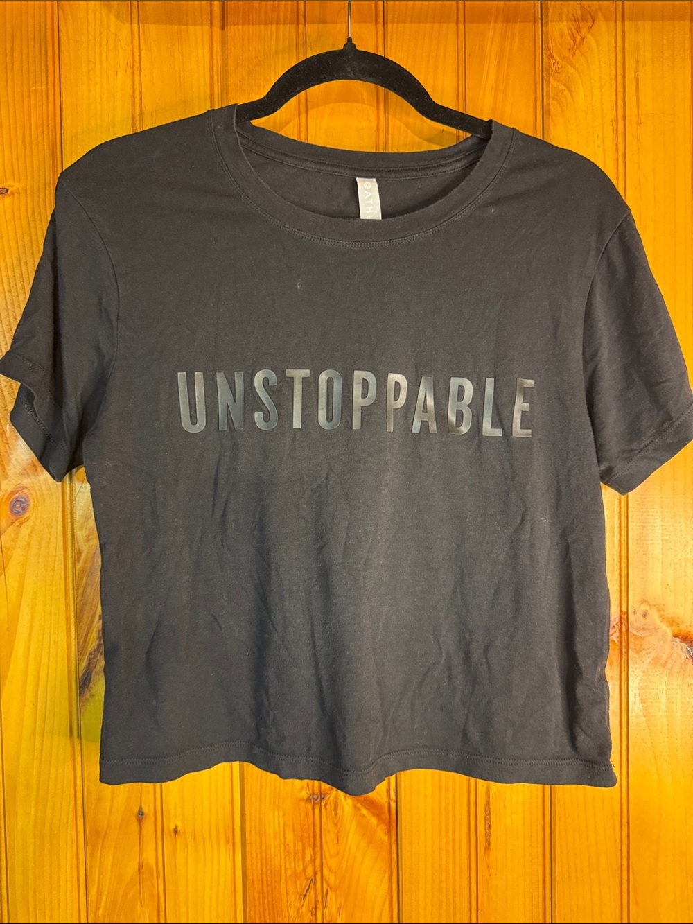 Athleta Black 'Unstoppable' Short Sleeve Graphic Tee